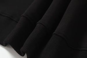 Chrome Hearts Rhinestone Horseshoe Hoodie - Black Gothic Streetwear Sweatshirt 2601