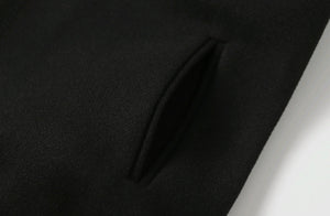 Chrome Hearts Black White Street Style Baseball Coat 0002