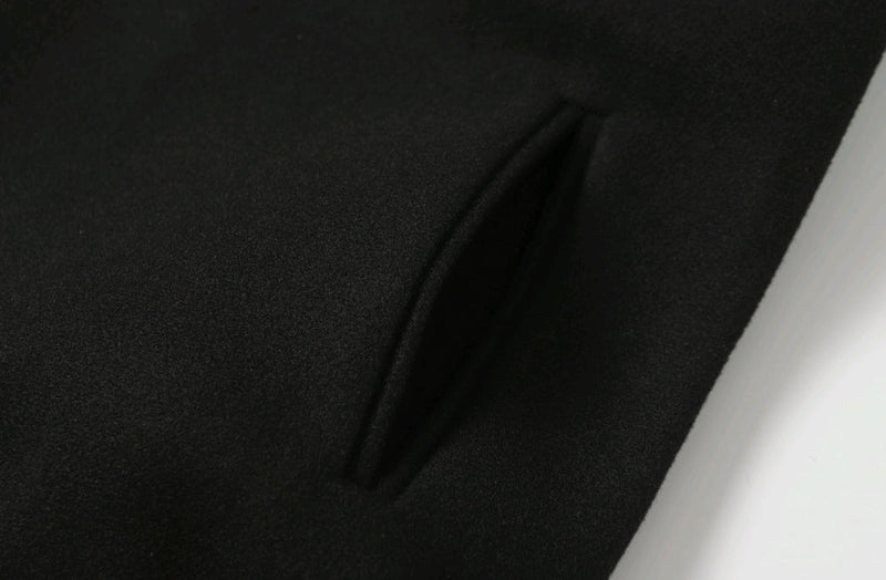 Chrome Hearts Black White Street Style Baseball Coat 0002