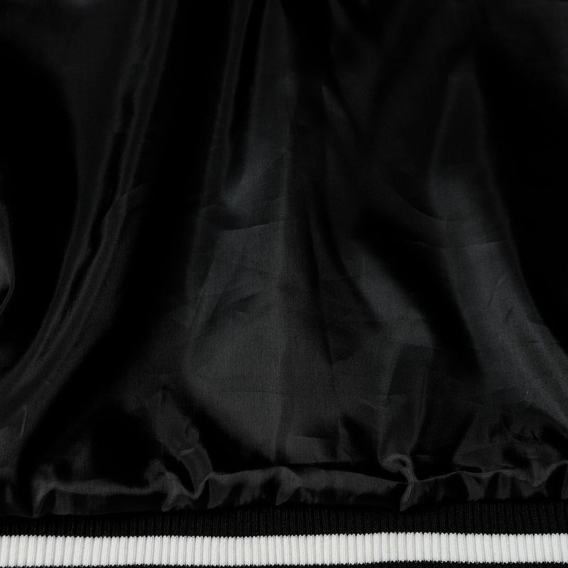 Chrome Hearts Varsity Jacket - Black White Gothic Baseball Coat 2206