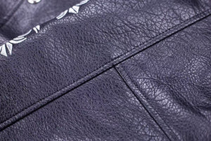 Chrome Hearts Fleur-de-lis Patch Varsity Jacket - Grey Tie-dye Outerwear A5588