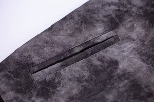 Chrome Hearts Fleur-de-lis Patch Varsity Jacket - Grey Tie-dye Outerwear A5588