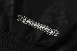 Chrome Hearts Horseshoe Cross Jacket - Black Street Embroidered Coat 8800