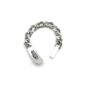 Chrome Hearts DAGGER ID FANCY LINK CLIP BRACELET -9