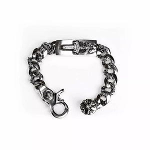 Chrome Hearts DAGGER ID FANCY LINK CLIP BRACELET -6